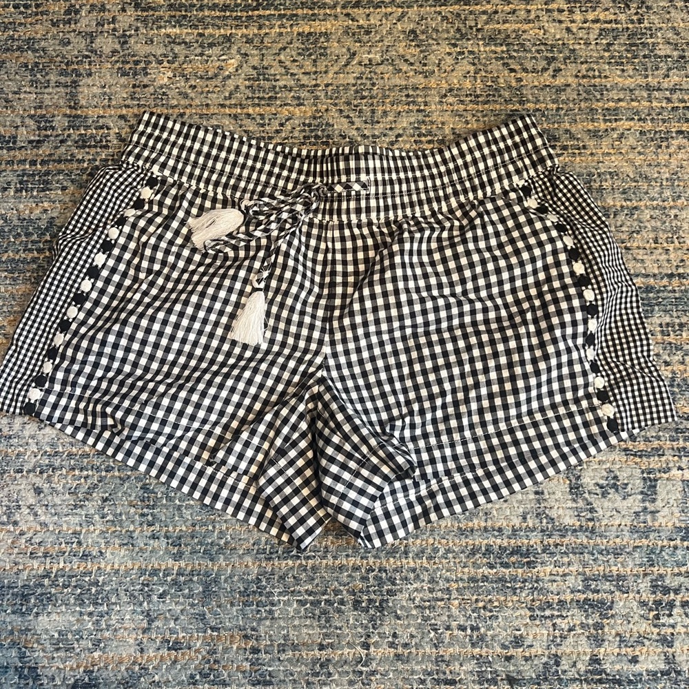 Vineyard Vines Gingham Pull-On Shorts - Size XS